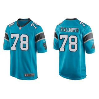 Taylor Stallworth Panthers Blue Game Jersey