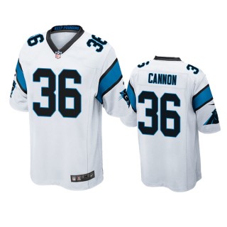 Carolina Panthers Trenton Cannon White Game Jersey