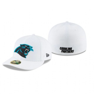 Carolina Panthers White Omaha Low Profile 59FIFTY Hat