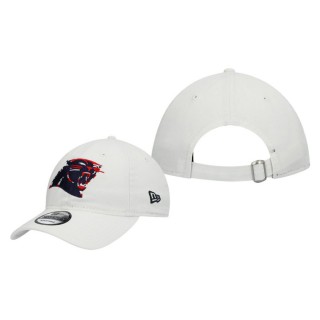 Carolina Panthers White Patriotic 9TWENTY Adjustable Hat