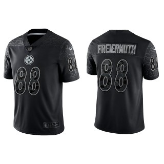 Pat Freiermuth Pittsburgh Steelers Black Reflective Limited Jersey