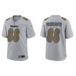 Pat Freiermuth Pittsburgh Steelers Gray Atmosphere Fashion Game Jersey