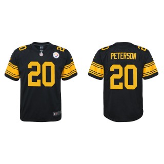 Youth Steelers Patrick Peterson Black Alternate Game Jersey