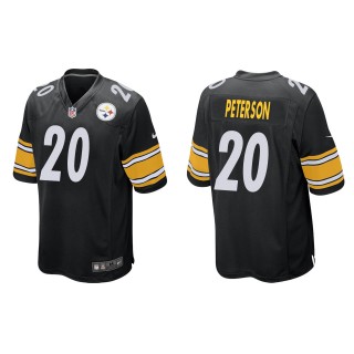 Steelers Patrick Peterson Black Game Jersey