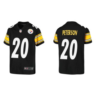 Youth Steelers Patrick Peterson Black Game Jersey