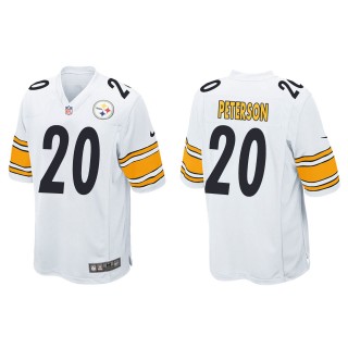 Steelers Patrick Peterson White Game Jersey