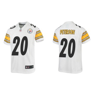 Youth Steelers Patrick Peterson White Game Jersey