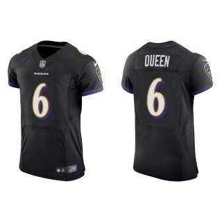 Patrick Queen Men's Baltimore Ravens Black Alternate Vapor Elite Jersey