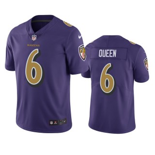 Color Rush Limited Baltimore Ravens Patrick Queen Purple Jersey