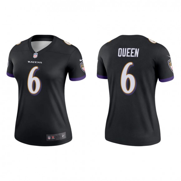 Patrick Queen Women's Baltimore Ravens Black Legend Jersey