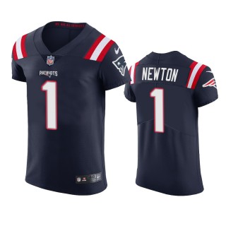New England Patriots Cam Newton Navy Vapor Elite Jersey - Men's