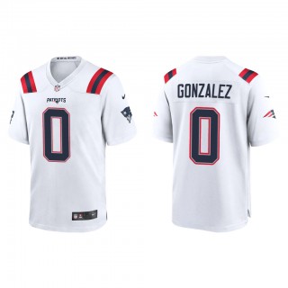 Christian Gonzalez White 2023 NFL Draft Game Jersey
