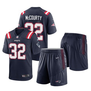 New England Patriots Devin McCourty Navy Game Shorts Jersey