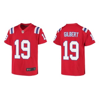 Youth New England Patriots Garrett Gilbert Red Game Jersey