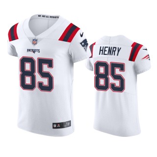 New England Patriots Hunter Henry White Vapor Elite Jersey - Men's