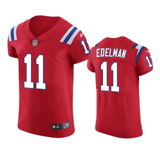 New England Patriots Julian Edelman Red Vapor Elite Jersey - Men's