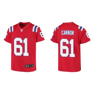 Youth New England Patriots Marcus Cannon Red Game Jersey
