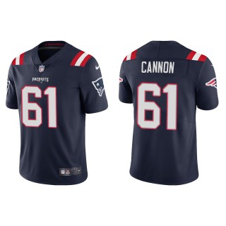Men's New England Patriots Marcus Cannon Navy Vapor Limited Jersey
