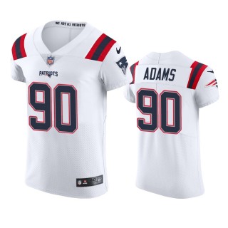 New England Patriots Montravius Adams White Vapor Elite Jersey - Men's