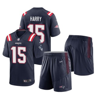 New England Patriots N'Keal Harry Navy Game Shorts Jersey