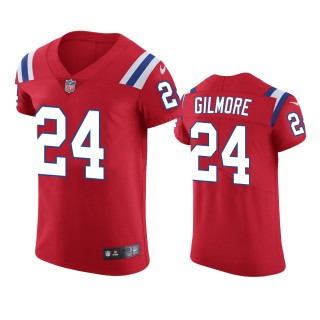 New England Patriots Stephon Gilmore Red Vapor Elite Jersey - Men's