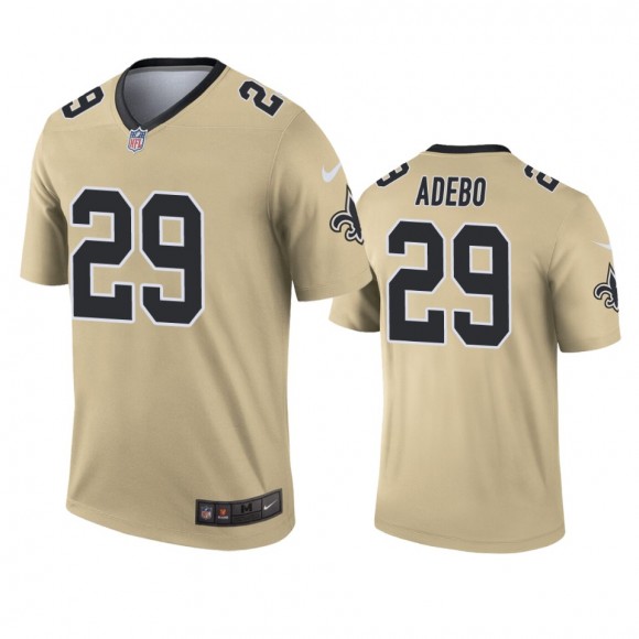 New Orleans Saints Paulson Adebo Gold Inverted Legend Jersey