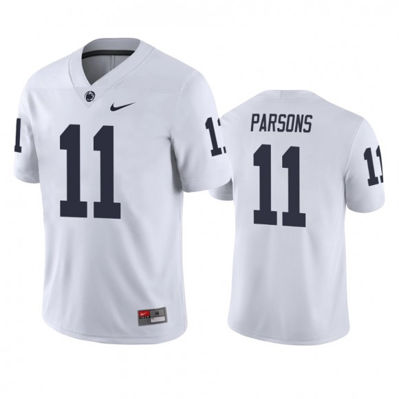 Penn State Nittany Lions Micah Parsons White Game College Football Jersey