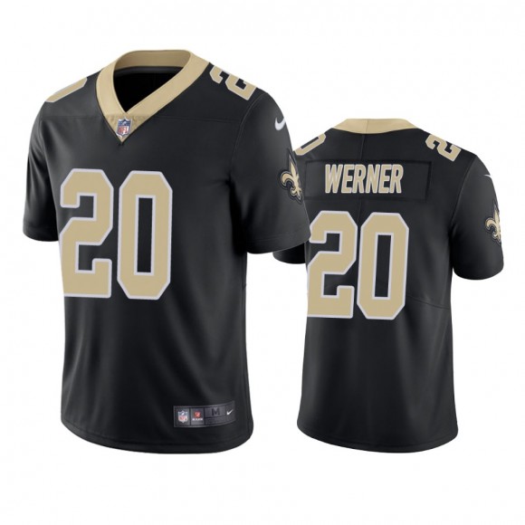 New Orleans Saints Pete Werner Black Vapor Limited Jersey