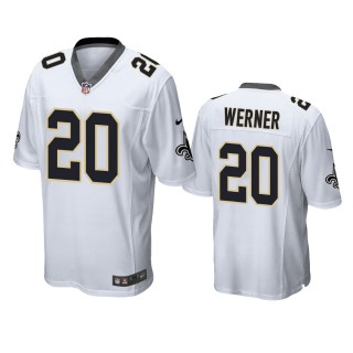 New Orleans Saints Pete Werner White Game Jersey