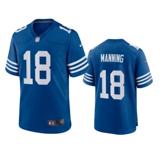 Indianapolis Colts Peyton Manning Royal Alternate Game Jersey