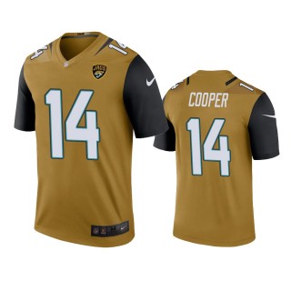Jacksonville Jaguars Pharoh Cooper Bold Gold Color Rush Legend Jersey