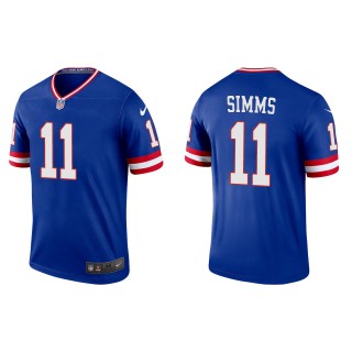 Phil Simms Men's New York Giants Royal Classic Player Legend Jersey