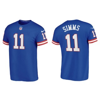 Phil Simms New York Giants Royal Classic T-Shirt