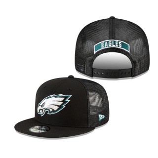 Men's Philadelphia Eagles Black Shade Trucker 9FIFTY Snapback Hat