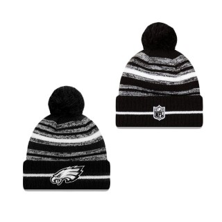 Philadelphia Eagles Cold Weather Black Sport Knit Hat