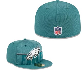 Men's Philadelphia Eagles Green 2023 NFL Training Camp 59FIFTY Fitted Hat