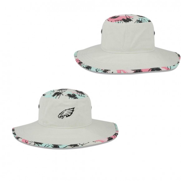 Philadelphia Eagles Khaki Retro Beachin' Bucket Hat