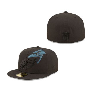 Philadelphia Eagles Logo Feature 59FIFTY Fitted Hat