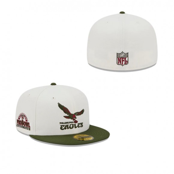 Philadelphia Eagles Olive Branch 59FIFTY Fitted Hat