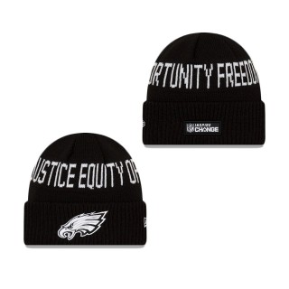 Philadelphia Eagles Social Justice Cuff Knit Hat