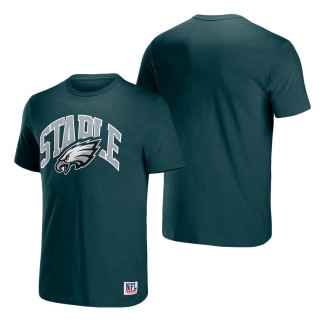 Men's Philadelphia Eagles NFL x Staple Green Logo Lockup T-Shirt