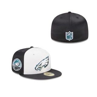 Philadelphia Eagles Throwback Satin Fitted Hat