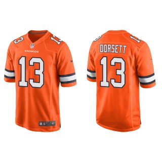 Broncos Phillip Dorsett Orange Alternate Game Jersey