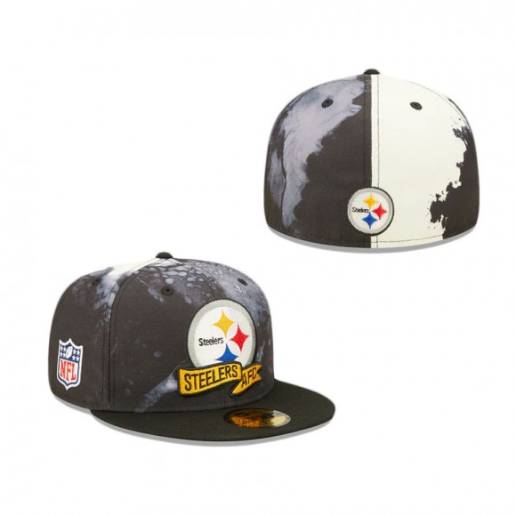 Pittsburgh Steelers 2022 Sideline Ink Dye 59FIFTY Fitted Hat