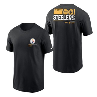 Men's Pittsburgh Steelers Black Team Incline T-Shirt
