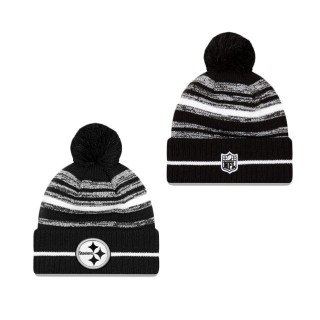 Pittsburgh Steelers Cold Weather Black Sport Knit Hat