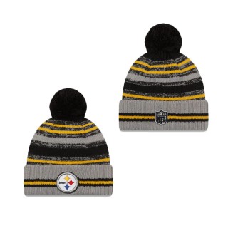 Pittsburgh Steelers Cold Weather Gray Sport Knit Hat