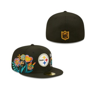 Pittsburgh Steelers Groovy 59FIFTY Fitted Hat