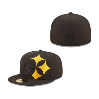 Pittsburgh Steelers Logo Feature 59FIFTY Fitted Hat
