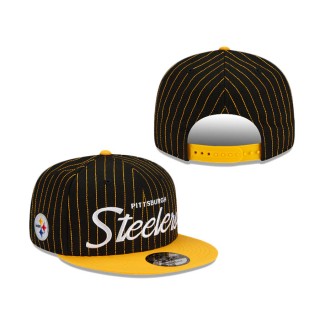 Pittsburgh Steelers Pinstripe 9FIFTY Snapback Hat